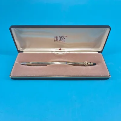 Cross 10kt Gold Filled Ball Pen w/Case Cross 10kt Gold Filled Ball Pen w/Case