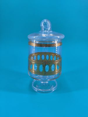 Culver Antigua Apothecary Glass The non-original lid does fit the jar.