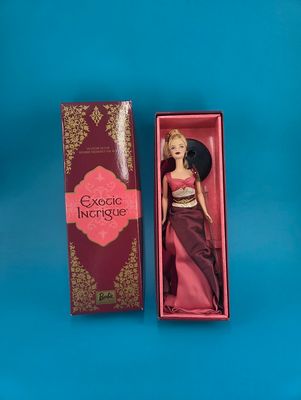 Exotic Intrigue Collectible Barbie #B9795 Barbie in the box.