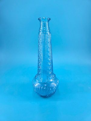 Empoli Pressed Glass Genie Bottle Decanter Empoli Pressed Glass Genie Bottle Decanter