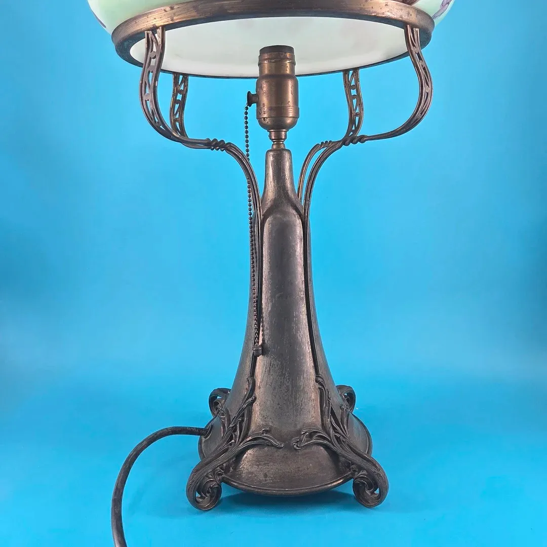 Pairpoint Lamps アンティークランプ写真集　定価19950円 Pairpoint Lamp - Painted Grape Shade | ReStore Wichita