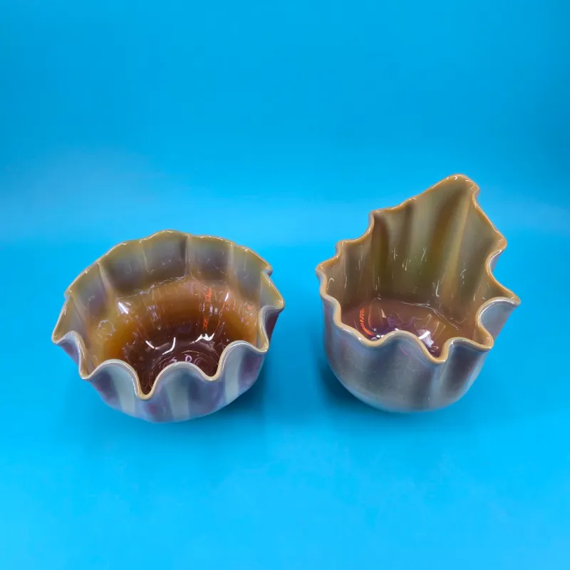 Rollin Karg Signed Glassware Bowls