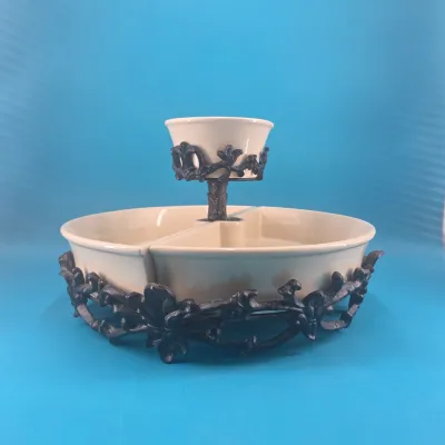 Florentine Chip & Dip Server Florentine Chip & Dip Server