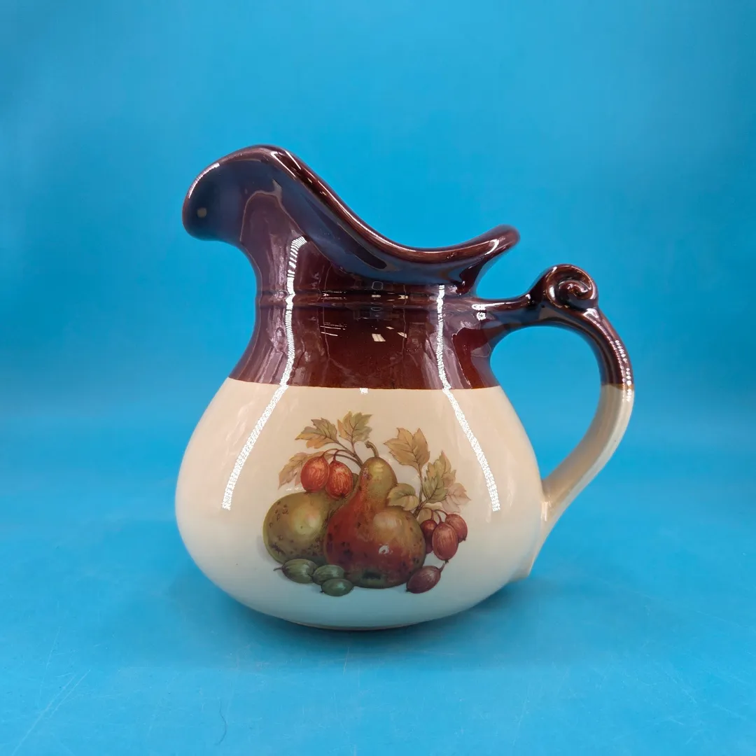 Vintage McCoy Pottery Pitcher "Fruit Festival"