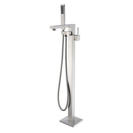 Anzzi Khone Series 2-Handle Claw Foot Tub Faucet, Brushed Nickel