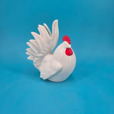 Ceramic Rooster Figurine
