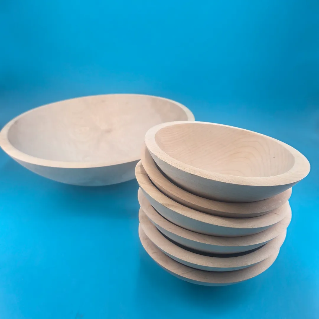 Granville Company Hand-Turned Wood Bowls