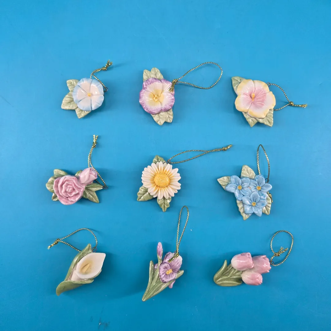 Lennox Celebrate Flowers Ornaments