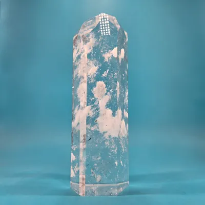 Natural Clear Quartz Crystal Tower (9.6lbs, 13.5")