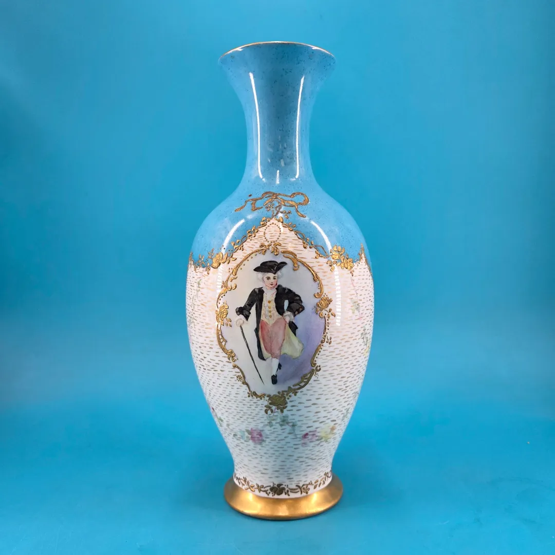 French Sèvres-Style Porcelain Vase
