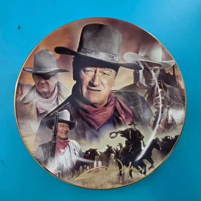 The Bradford Exchange John Wayne Collectible Plate The Bradford Exchange John Wayne Collectible Plate