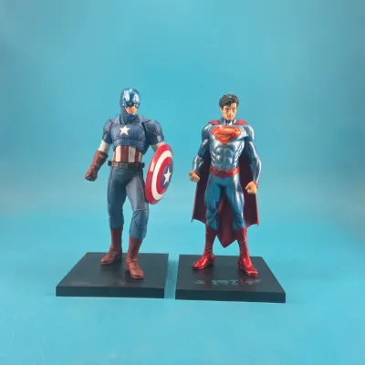 Kotobukiya Captain America, Superman 1:10 Figurines Kotobukiya Captain America, Superman 1:10 Figurines