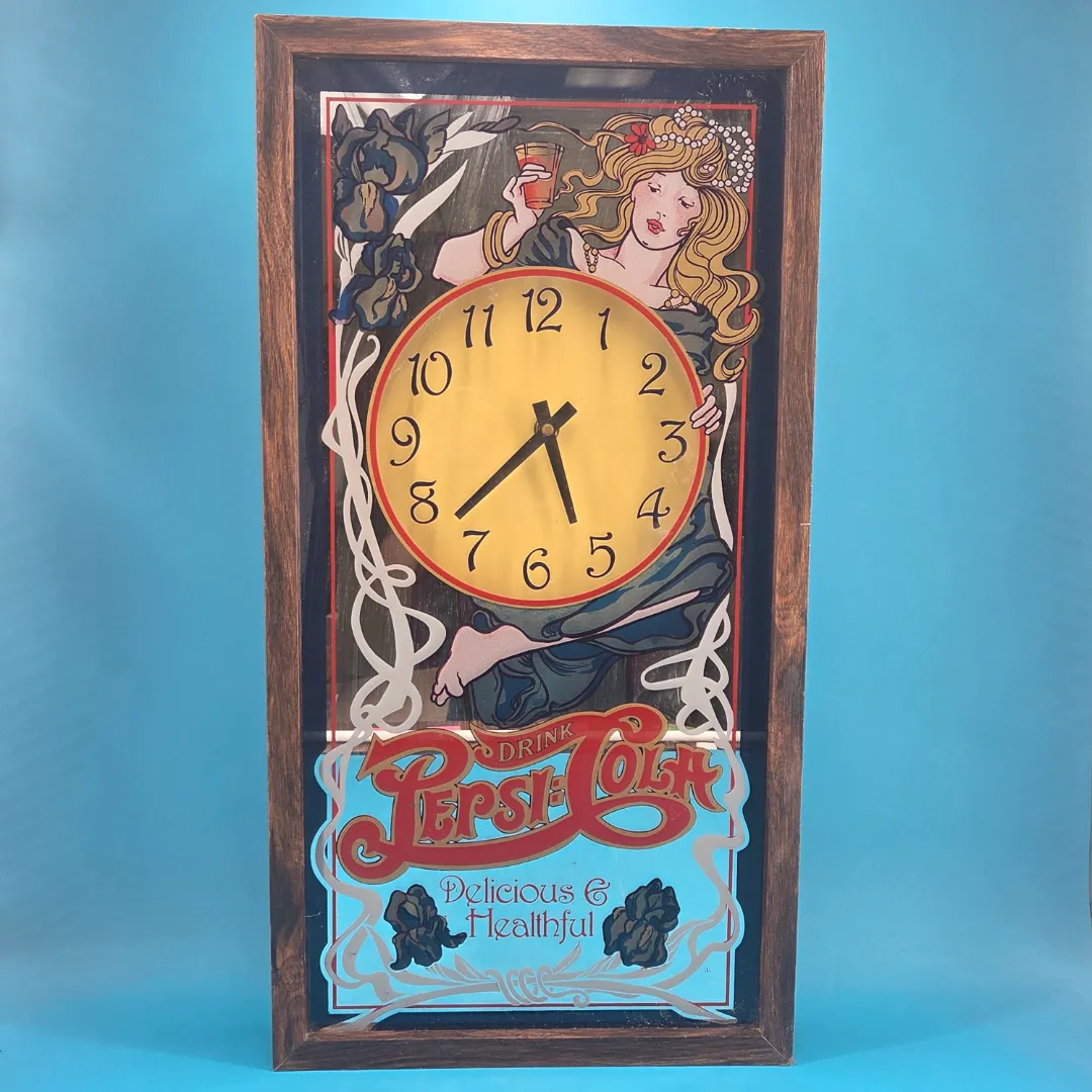 Pepsi-Cola Pepsi-Cola "Delicious & Healthful" Wall Clock
