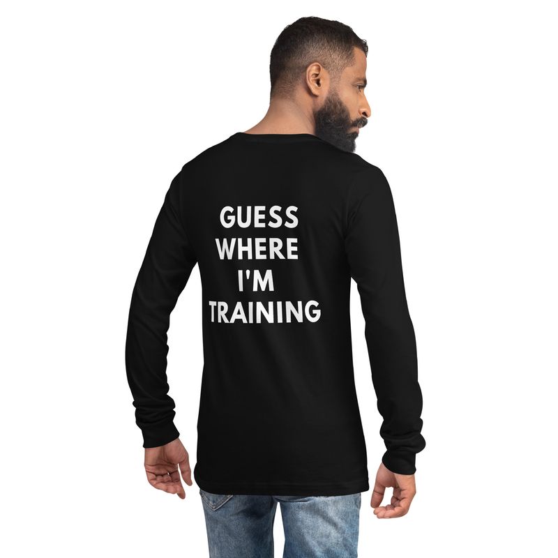 Unisex Long Sleeve Shirt Met bedrukking