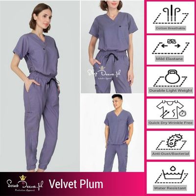 SD Easy Wear Scrubs BASIC STYLE    Mild Stretch Water Resist