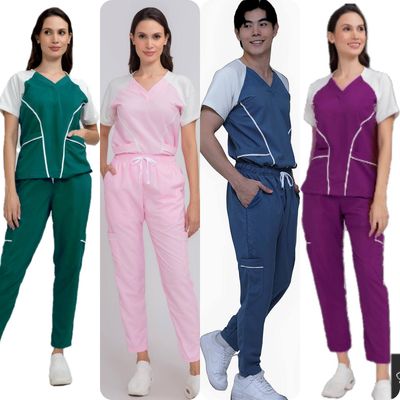 SD Easy Wear Scrubs Raglan Style and Ankle Pants