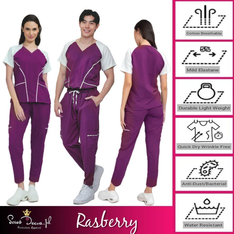 SD Easy Wear Scrubs Raglan Style and Ankle Pants
