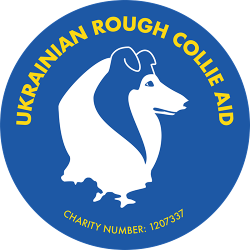 Ukrainian Rough Collie Aid - Window Stickers