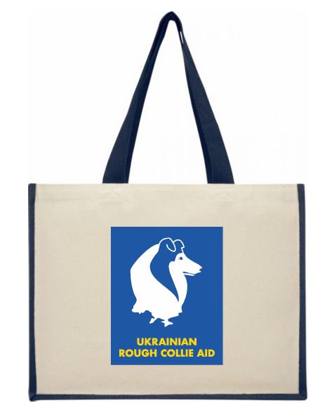 Ukrainian Rough Collie Aid - Large Shopping Bag