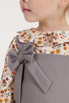 CLARISSE FLORAL LONG-SLEEVE GIRL&#39;S SHIRT