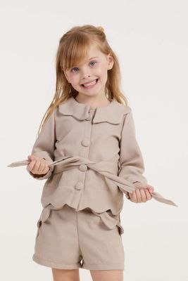 ZAYRA BEIGE GIRL&#39;S COAT