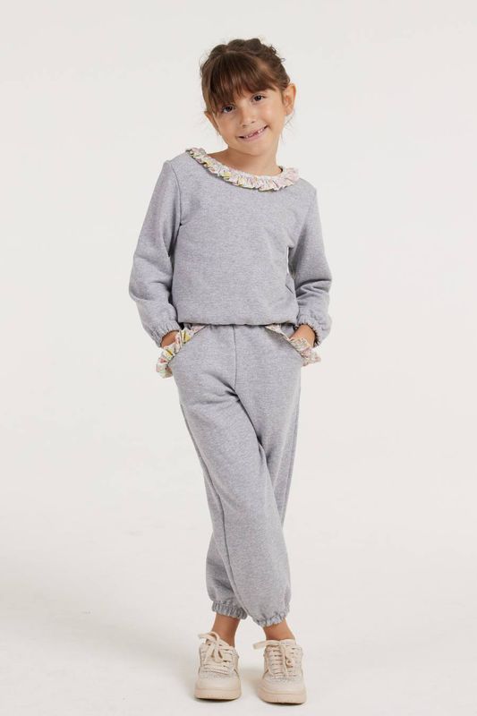 NINA GRAY AND LIBERTY GIRL&#39;S SWEATSHIRT SET