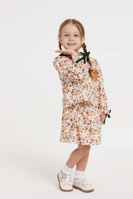 ISLA LIBERTY  GIRL&#39;S SKIRT SET- LONG SLEEVE