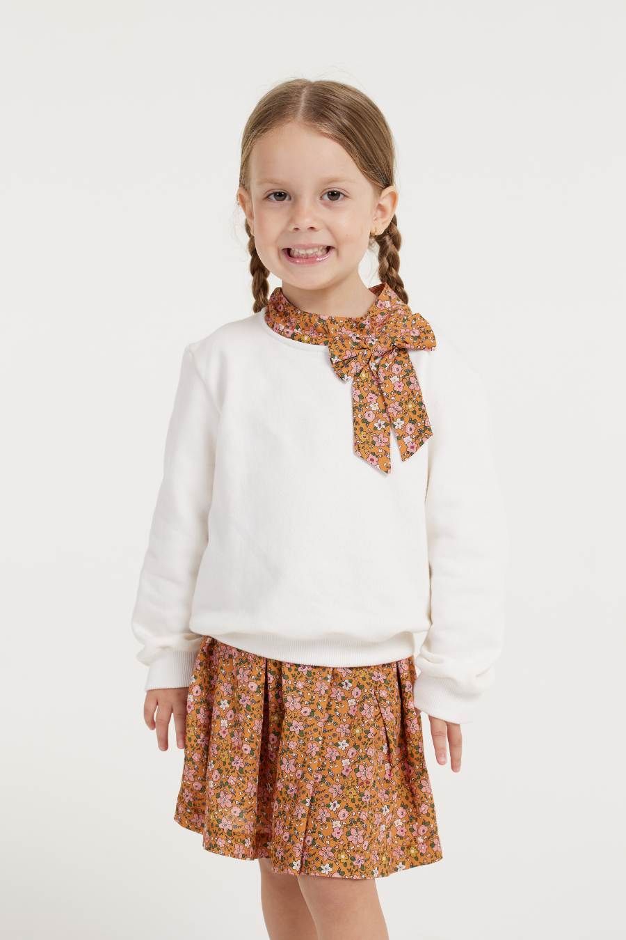LANA ORANGE LIBERTY GIRL&#39;S SKIRT SET