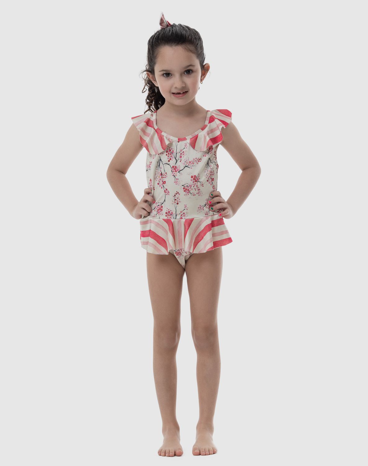 GIRL&#39;S SWIMSUIT PALMS COLLECTION