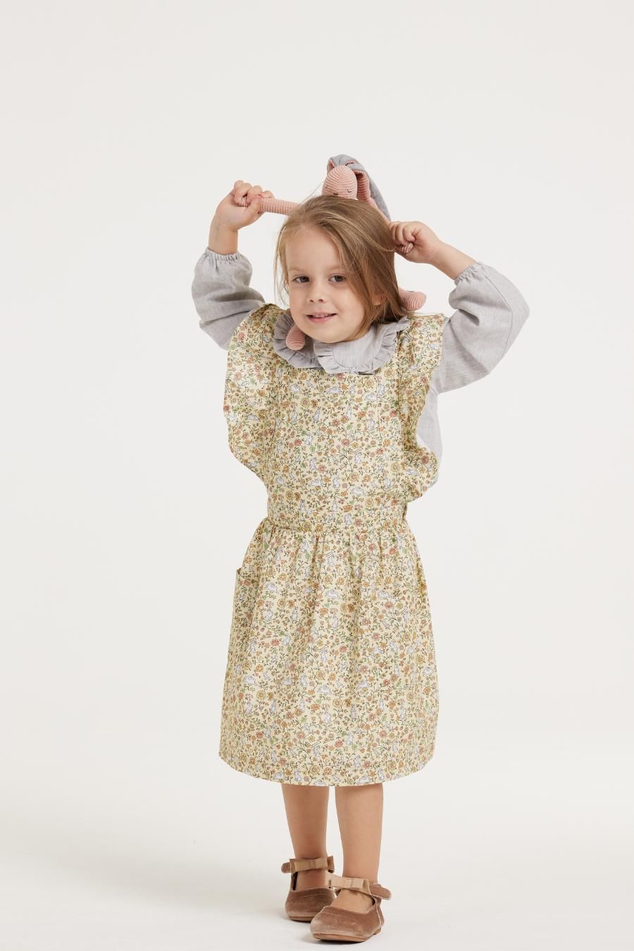 DOMINIQUE LITTLE RABBITS GIRL&#39;S DRESS