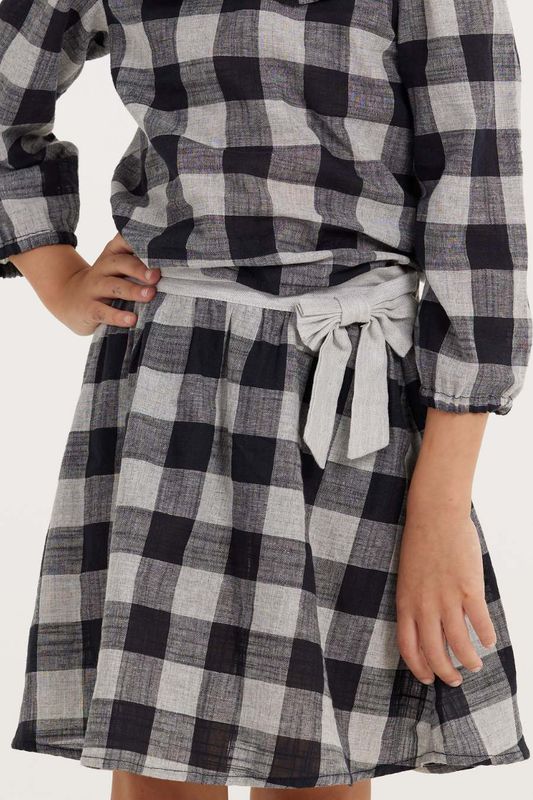 BETINA PLAID GIRL&#39;S SKIRT