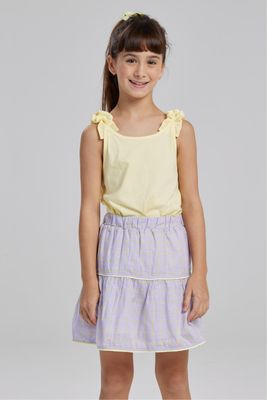 LU LILAC GIRL&#39;S SKIRT