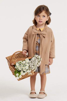 ANA JULIA CAMEL GIRL OVERCOAT