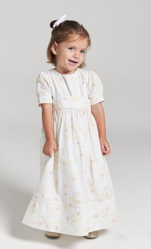 VANESSA LIGHT FLORAL GIRL&#39;S DRESS