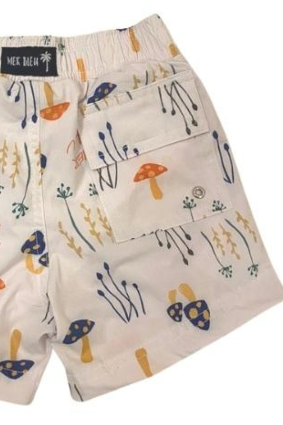 BOY&#39;S SWIM SHORTS WILD COLLECTION, PRINT: MUSHROOM, SIZE: 6M