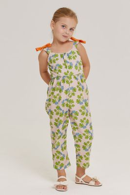 LORENA FLORAL GIRL&#39;S OVERALLS