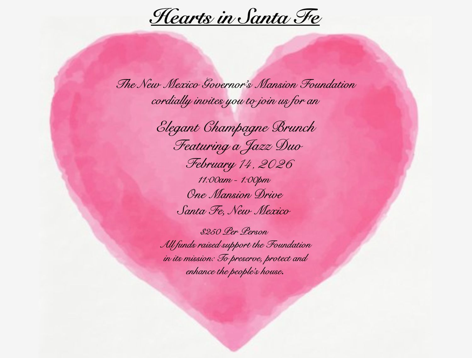 Hearts in Santa Fe: Elegant Champagne Brunch