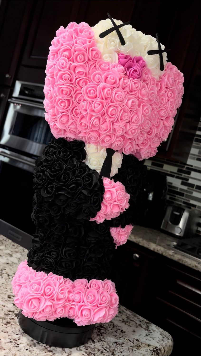 Glitter Baby Pink 302FLOWERS Rose Doll