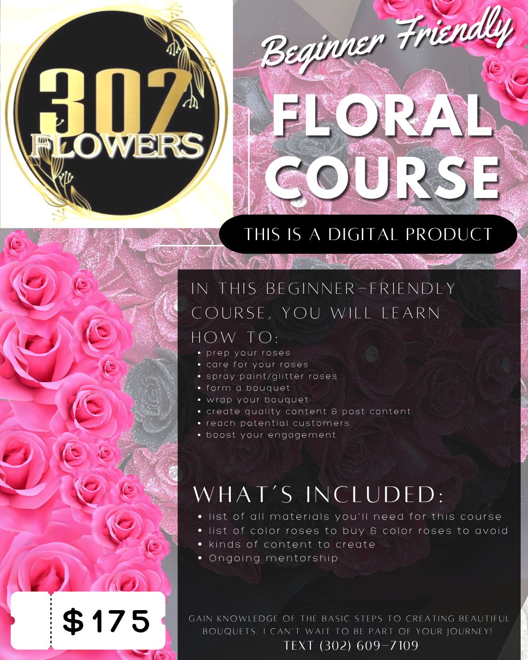 302 Flowers Digital Floral Course
