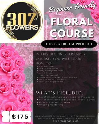 302 Flowers Digital Floral Course