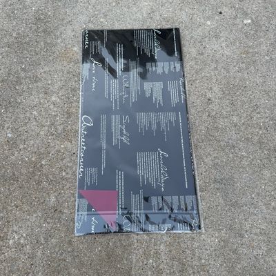 Black + Burgundy Wrap