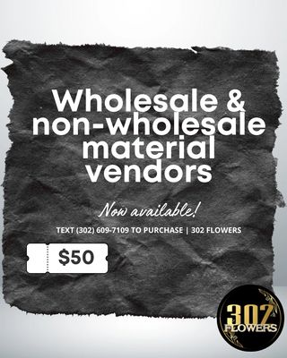 Wholesale & non-wholesale material vendors