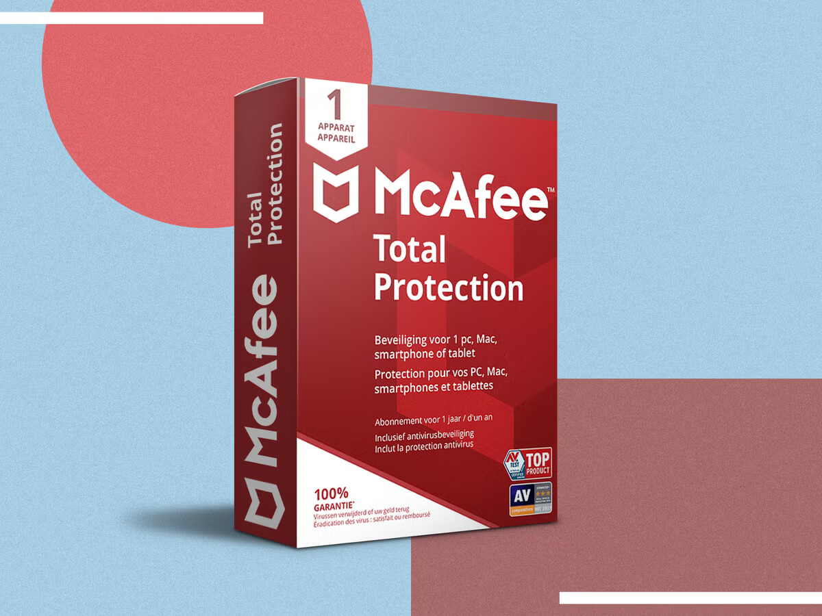 McAfee Total Protection 1 Device 1 Year McAfee Key