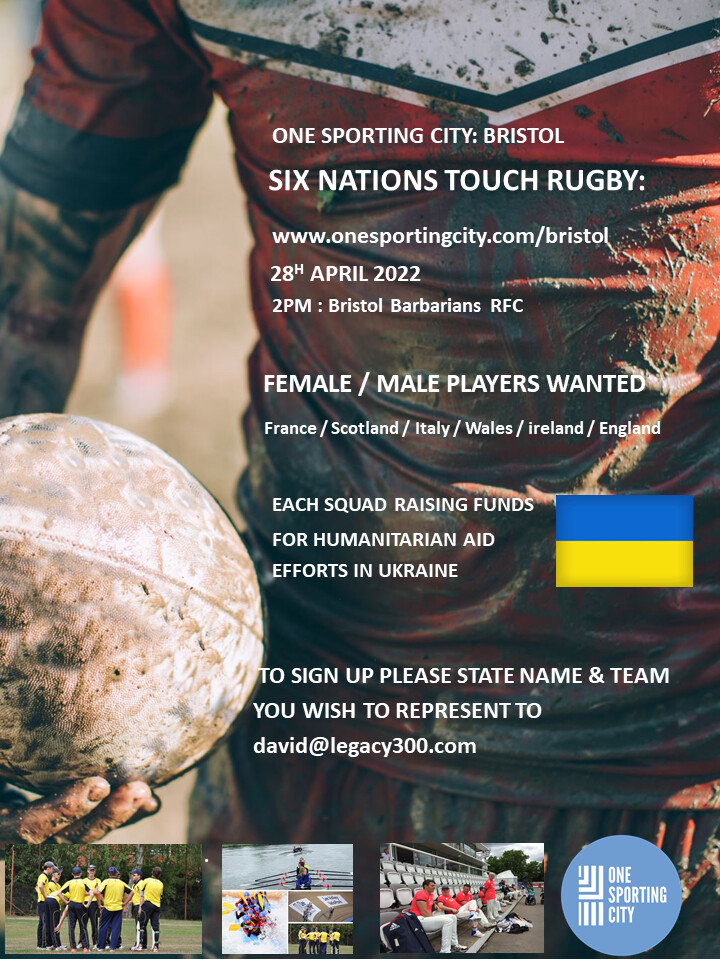 #tryforUkraine Touch Rugby Tournament