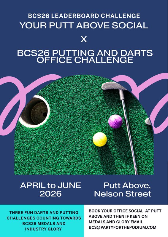 BCS26 PUTTING &amp; DARTS CHALLENGE Leaderboard Series