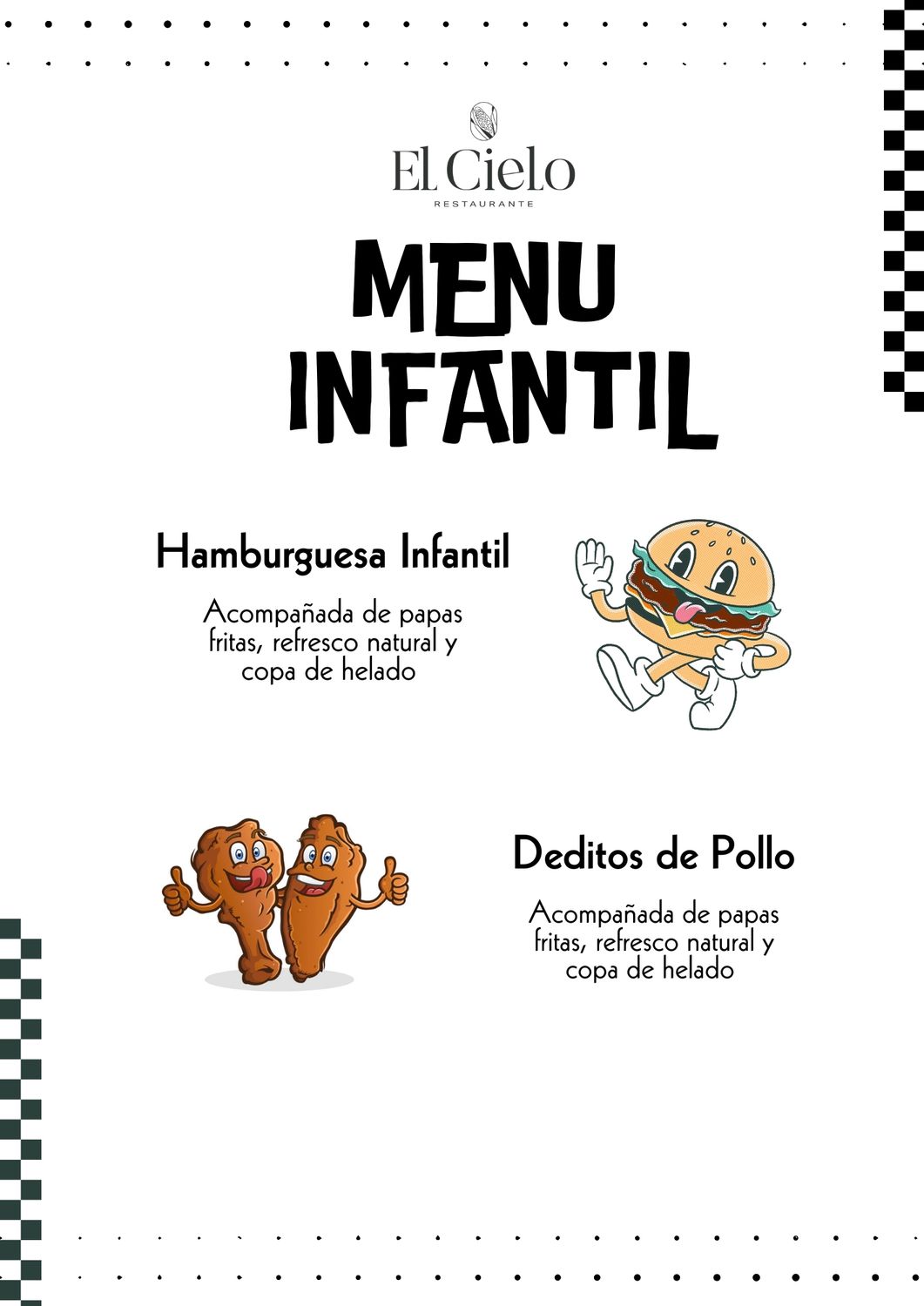 Menú Infantil