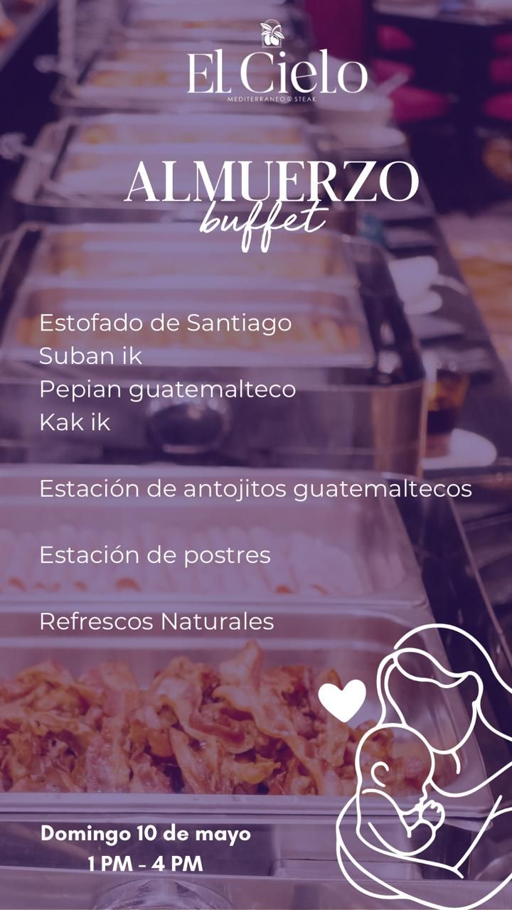 Almuerzo Buffet día de la madre