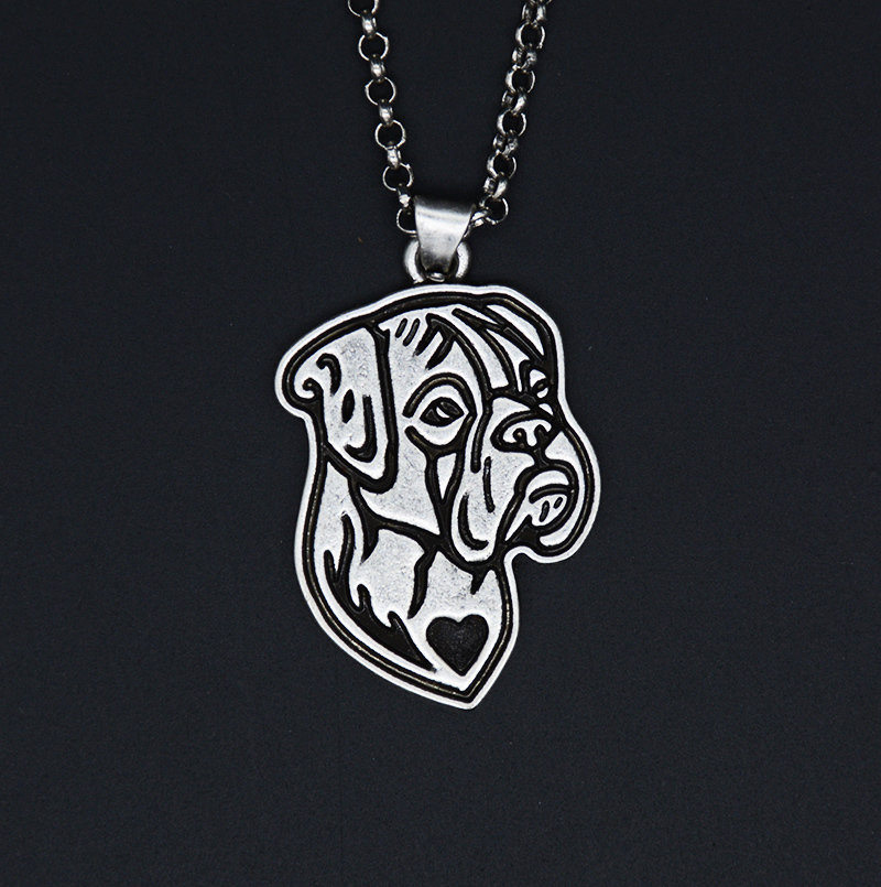 [FREE SHIPPING!] Boxer Dog Tag Necklace