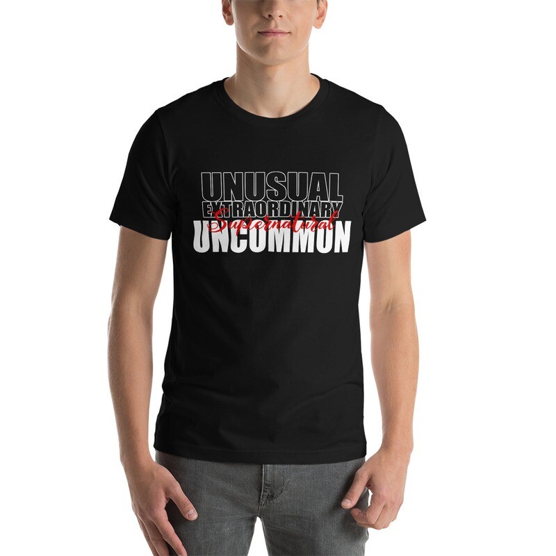 Uncommon Short-Sleeve Unisex T-Shirt (White Letters)