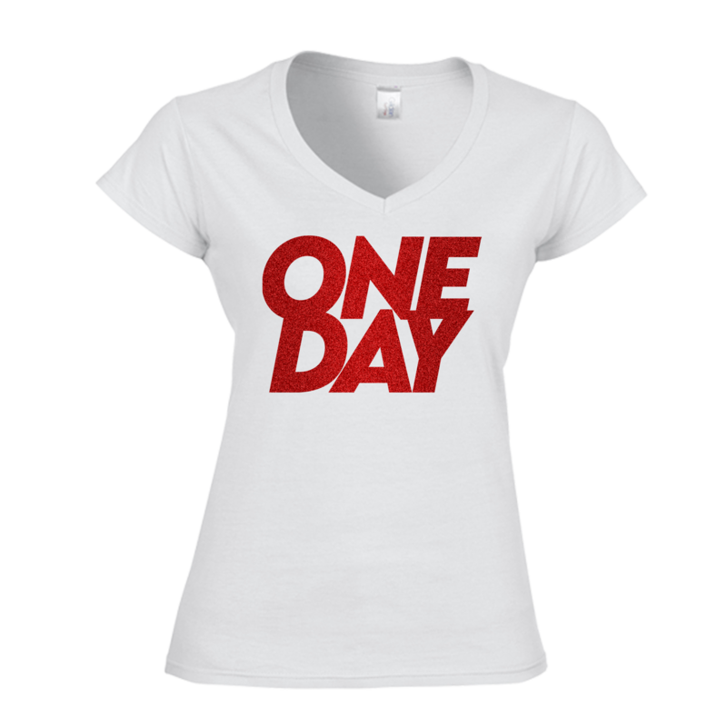 Women's One Day Glitter T-Shirt